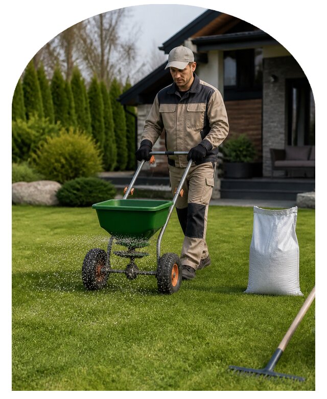Удобрение газона в Донецке по цене от 4927 р. | Метпроект-Днк